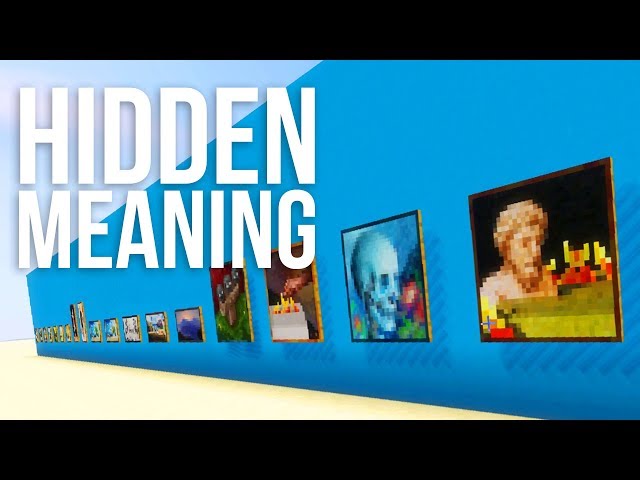 The Hidden Meaning Behind Minecraft Paintings - YouTube