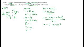 PHY 111 Chapter 4 Video Problem #25