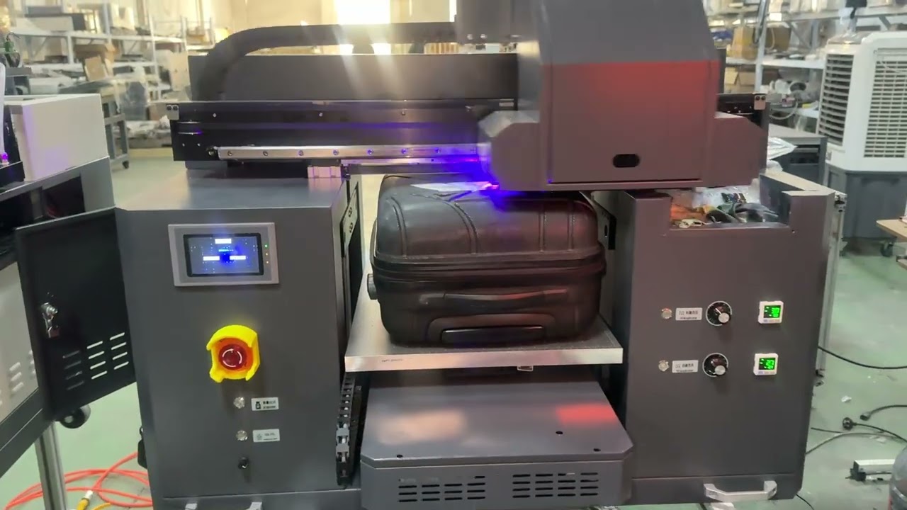 High drop UV Flatbed Printer for luggage suitcase printing