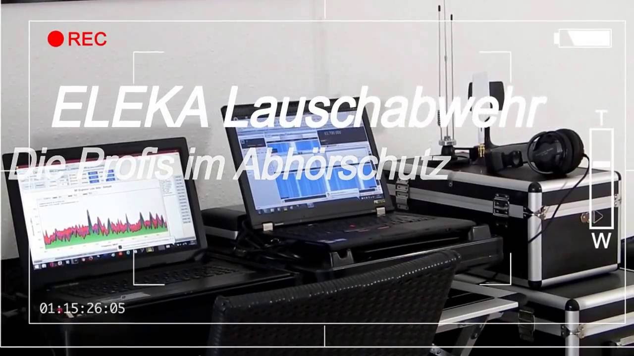 ELEKA Lauschabwehr - Abhörschutz, Abhörgeräte, Wanzen, Minispione und Co. suchen und finden lassen