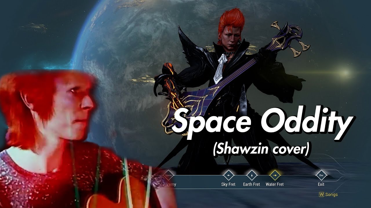 Warframe | "Space Oddity" (David Bowie Tribute) | shawzin cover - YouTube