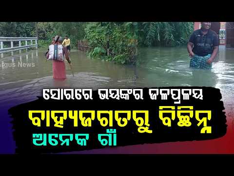 Heavy Rain Inundates Soro In Balasore: 12+ Villages Cut Off | Argus News