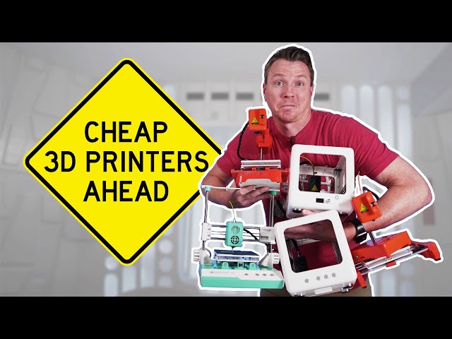 fajance bryllup peber I Bought the 5 Cheapest 3D Printers on Amazon - YouTube