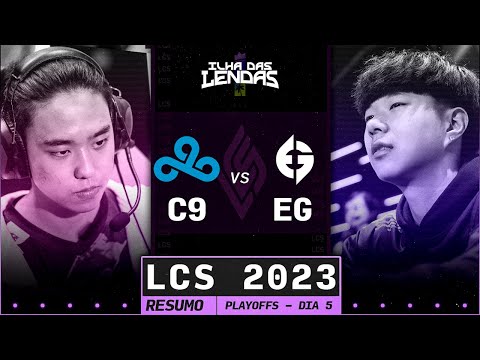 RESUMO: Cloud 9 x Evil Geniuses | LCS: Playoffs DIA 5 - 2ª Etapa 2023 | Ilha das Lendas