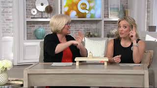 Oval Amethyst & Pear Emerald White Zircon Ring, Sterling 2.00 Cttw On Qvc