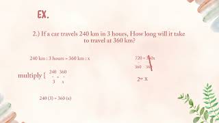 Proportion: Direct, Inverse, Partitive Proportion
