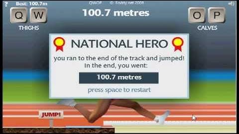 QWOP 100m POV