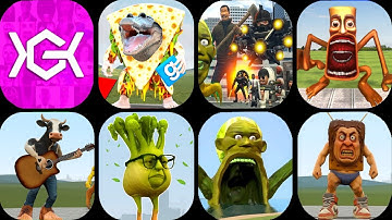 Nextbots In Playground Mod NEW UPDATE 7.8.0,SANDBOX IN SPACE MOD & QUESADILLA CROCODILA,TRALALERO!