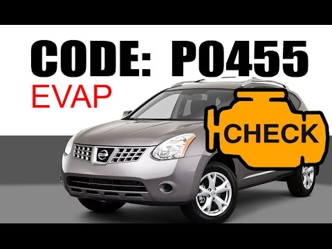 NISSAN P0455 Vent Control Valve CHECK ENGINE LIGHT