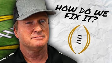 I Fixed The College Football Playoff.