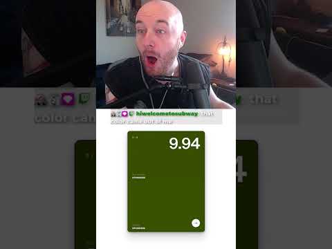 GROSS!! BUT ALSO W!! #dialedgg #dialed #colormatchinggame #colors #twitchclips