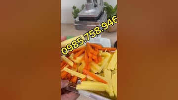 Máy cắt rau củ quả thành con chì , Cắt hạt lựu . Cắt khoai tây , cà rốt , ....