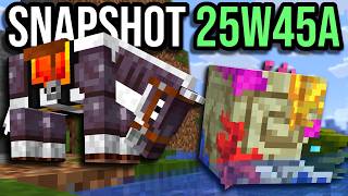 Netherite Horse Armor & Coral Nautilus! - Minecraft Snapshot 25w45a