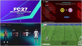 🔥 FC 27 Mobile OFFLINE is FINALLY HERE! Small Size + Career Mode & All Tournaments! 📲 screenshot 5