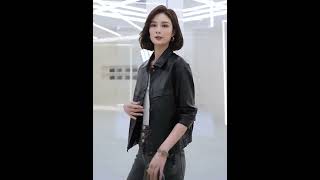 Mã E2764 Giá 1350K Áo Da Nữ Jidcl Big Size Ngoại Cỡ Hàng Mùa Xuân Thu Đông Thời Trang Nữ Chất Liệu