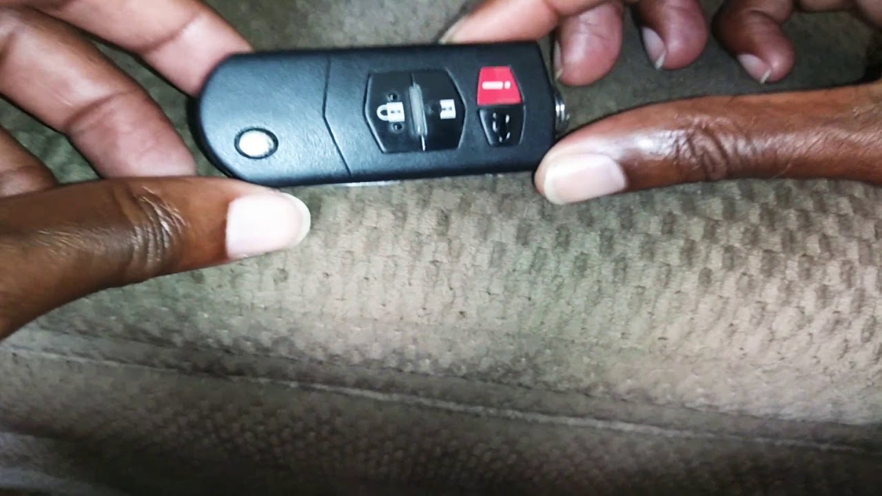 Mazda 6 Key Fob Remote Battery Replacement (No slot), 2007, maybe 2006