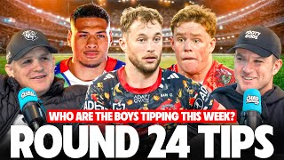 Who Are The Boys Tipping This Week | Round 24 NRL Tips With Josh Morris