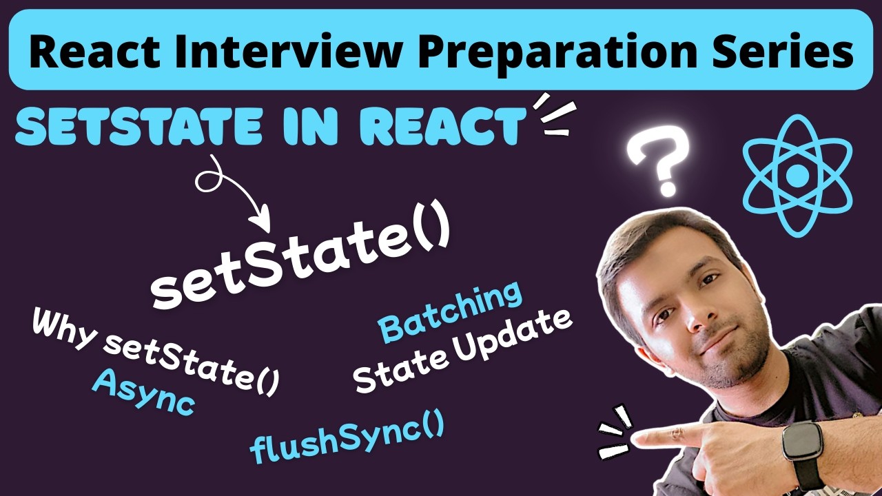 setState in React | Why setState is Asynchronous | Batching | flushSync ...