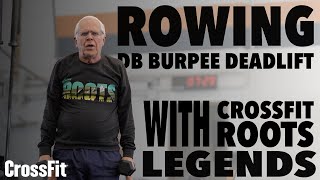 60+ Class WOD Demo: Row, Dumbbell Burpee Deadlift