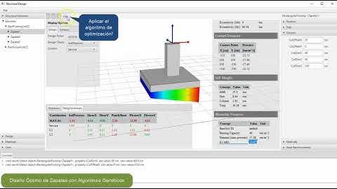 Diseño de Zapatas utilizando Algoritmos Genéticos!