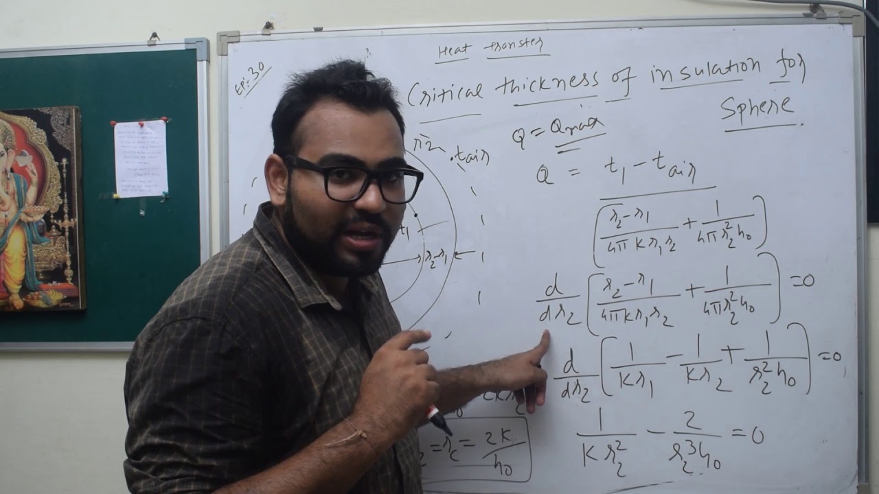 HT -EPISODE-30-CRITICAL THICKNESS OF INSULATION FOR SPHERE