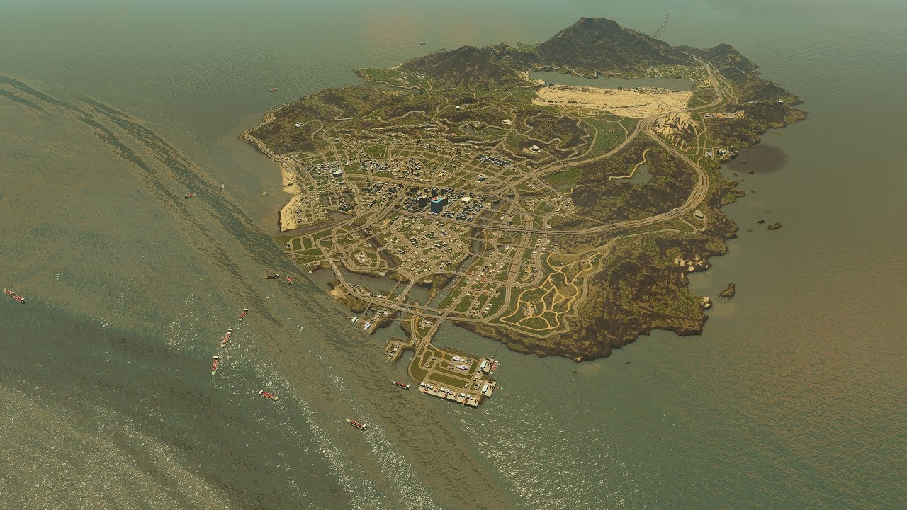 city skyline download  Update New  GTA 5 LOS SANTOS vs MASSIVE TSUNAMI - Cities Skylines