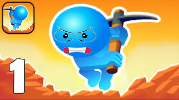 Mine Digger 3D! - Part 1 - Gameplay Walkthrough (iOS, Android Gameplay)