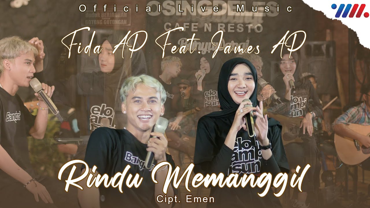 James Ap Ft Fida Ap | De Java Project - Rindu Memanggil (Official Live Music)