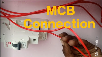 MCB Connection ||🔥 MCB connection kaise karen.