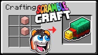 Minecraft but Crafting is RANDOMIZED! (Scramble Craft 3)