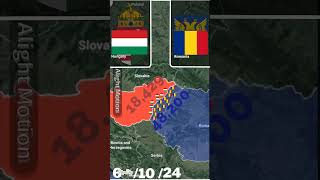 Hungary vs Romania War  #history #war  #mapping screenshot 4