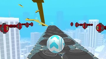 ✅️🔥NEW UPDATE SKY ROLLING BALLS GyroSphere ( ANDROID IOS PRO GAMEPLAY ) PART 4 👌
