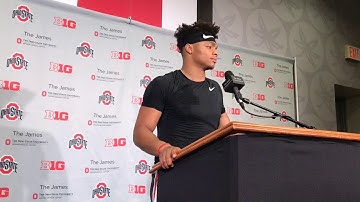 Ohio State quarterback Justin Fields on 34-10 win over Michigan State