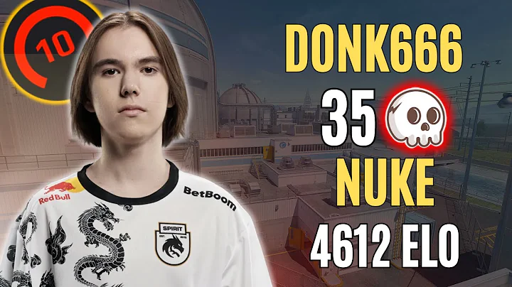 donk’s 35 KILLS TO REACH 4612 ELO FACEIT MAP NUKE