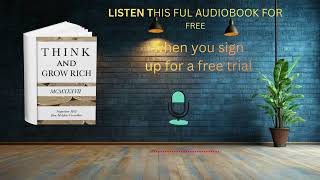 Think and Grow Rich Audiobook | Napoleon Hill | Wealth, Success & Mindset Guide