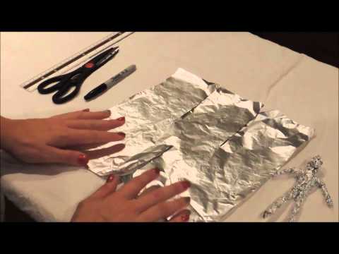 Cara Membuat Patung dari Kertas Aluminium