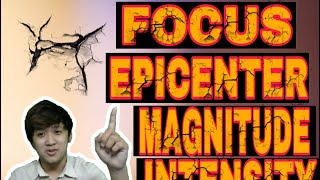 FOCUS|EPICENTER|MAGNITUDE|INTENSITY|ACTIVE AND INACTIVE FAULTS|SCIENCE 8|Sir Jheff.