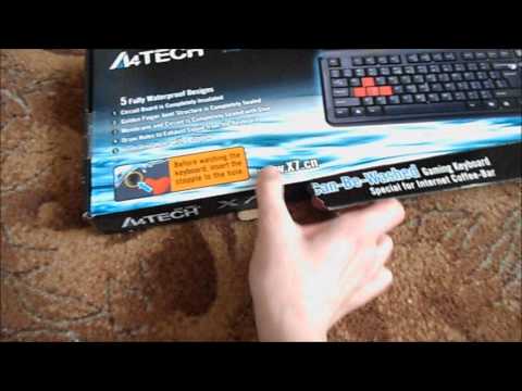 A4Tech X7 G300 unboxing