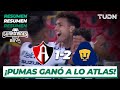 Resumen y goles | Atlas 1-2 Pumas | Guard1anes 2020 Liga BBVA MX - J2 | TUDN