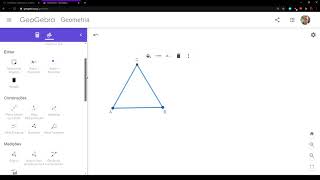Triângulo Equilátero no GeoGebra Triângulo Equilátero no GeoGebra