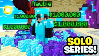 MY *CRAZY* START TO THE SOLO SERIES! *RICH* | Minecraft Skyblock | TheArchon Origins [1]