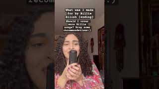 What was I made for by Billie Eilish (ending) #cover #billieeilish