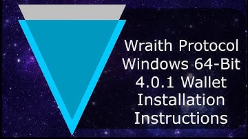 How To Install Verge Windows Wraith Protocol | 4.0.1| Core Wallet