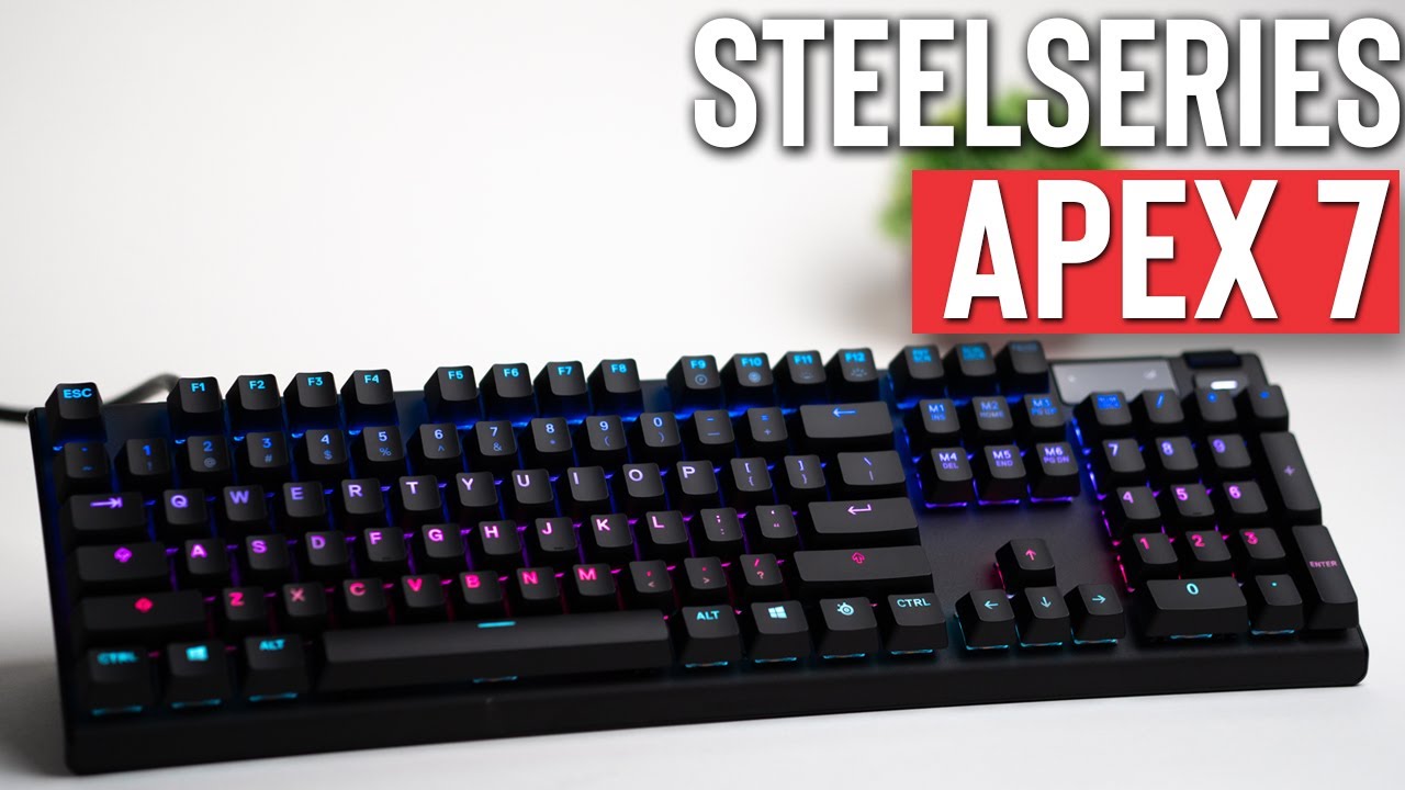 SteelSeries Apex 7 Keyboard Review: Colorful and Competent