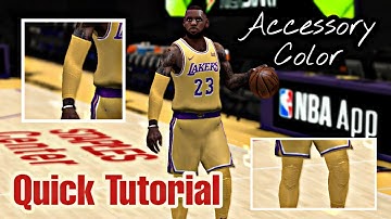 How to Change Accessory Color in NBA2K14 PC | Quick Tutorial