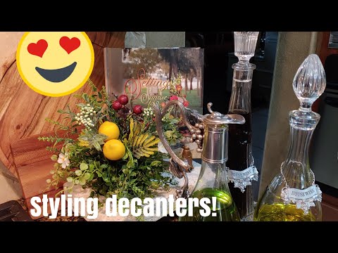 Repurposing Wine decanters