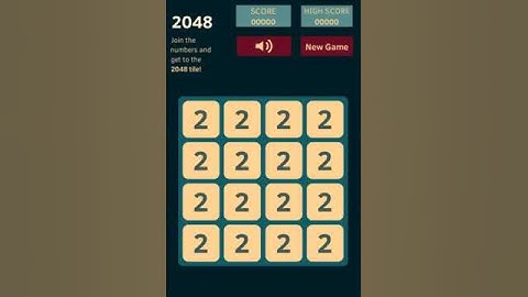 2048 complete project gameplay