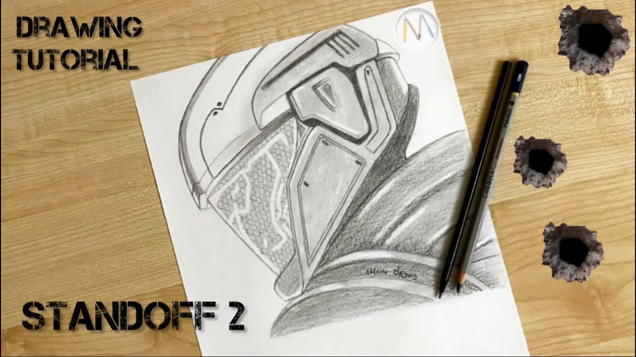 Standoff 2 main poster drawing tutorial YouTube