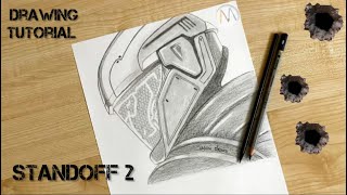 Standoff 2 main poster drawing tutorial screenshot 2