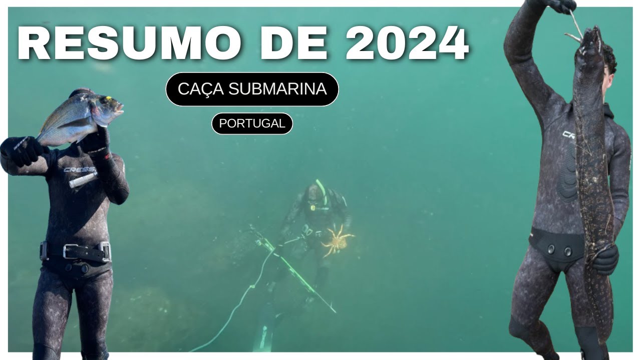 Resumo de 2024 VÍDEO COMPLETO PORTUGAL caça submarina